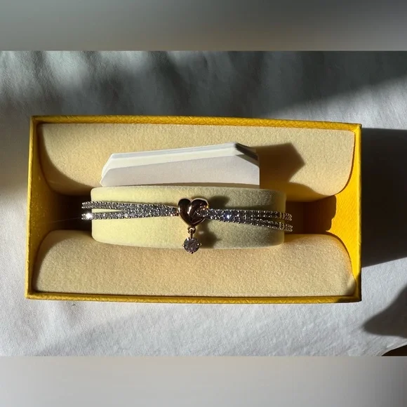SWAROVSKI Lifelong Heart Bracelet Crystal Jewelry Collection - Picture 2 of 6